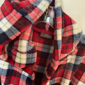 EDDIE BAUER Boy's Hooded Bathrobe NWOT Size M 10-12